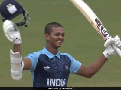 Asian Games 2023: Yashasvi Jaiswal Celebrates Century On Two Occasions In Comedy Of Errors - Video Is Viral