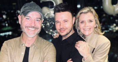 Fans say 'no way' as Coronation Street star Jane Danson is seen cosying up to pop star on milestone birthday