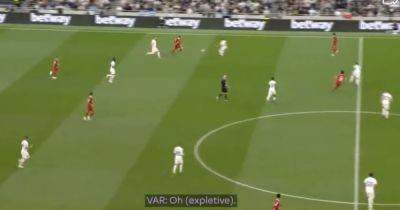 Darren England - Luis Díaz - Liverpool VAR audio in full as Luis Diaz goal blunder realisation prompts 'oh f***' reaction from bungling official - dailyrecord.co.uk