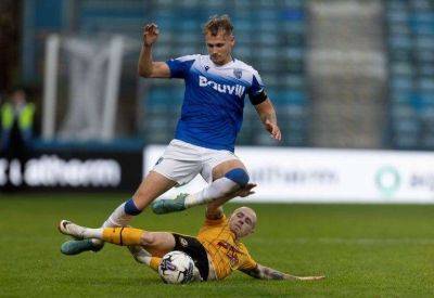 Neil Harris - Luke Cawdell - Keith Millen - Medway Sport - Gillingham midfielder Ethan Coleman reacts to their defeat against Newport County at Priestfield | FA Cup trip to Hereford up next - kentonline.co.uk - county Newport