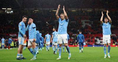 Man City players all send same Manchester United jibe after derby win