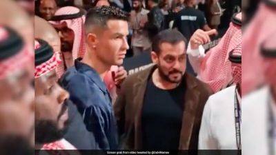 Watch: Cristiano Walks Past Salman Khan, Hugs Ronaldo In Never-Seen-Before Crossover