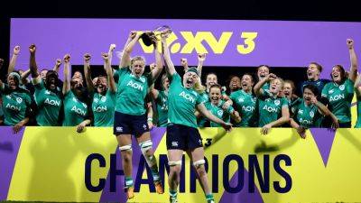 Ireland 'belief' key to WXV3 victory, says Monaghan