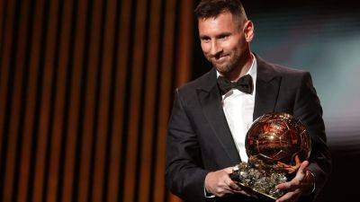 Lionel Messi scoops Ballon d'Or for record eighth time
