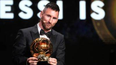 Messi wins record-extending 8th Ballon d'Or as Spain's Bonmati takes women's trophy