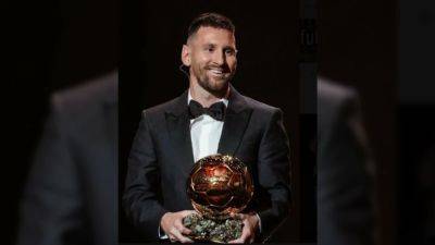 Lionel Messi Pips Erling Haaland And Kylian Mbappe To Win Ballon d'Or 2023