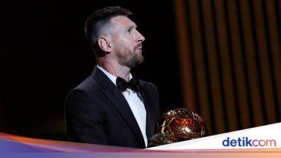 Lionel Messi - Cristiano Ronaldo - Didier Drogba - David Beckham - Pernyataan Lengkap Lionel Messi di Panggung Ballon d'Or 2023 - sport.detik.com - Argentina