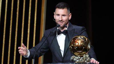Messi wins record-extending 8th Ballon d'Or over Manchester City's Erling Haaland, PSG's Kylian Mbappé