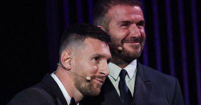 David Beckham sends Lionel Messi message after Ballon d'Or win over Erling Haaland