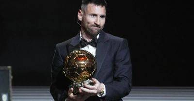 Lionel Messi - Paris St Germain - Aston Villa - Emiliano Martinez - Jude Bellingham - Kylian Mbappe - Lionel Messi wins record eighth Ballon d’Or after World Cup glory with Argentina - breakingnews.ie - Qatar - France - Argentina