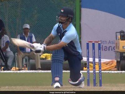 Watch: Rinku Singh's Explosive Batting Against Nepal Lights Up Asian Games 2023