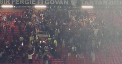 'Absoloutely disgusting' - Manchester United fans fume as Galatasaray fans infiltrate home end