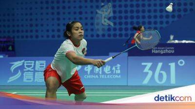 Anthony Sinisuka Ginting - Gregoria Mariska Tunjung - Asian Games 2023: Gregoria Menyusul ke Delapan Besar - sport.detik.com - Indonesia - Taiwan - Malaysia