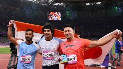 Neeraj Chopra Bags Gold Medal, Kishore Jena Silver In Spectacular Show At Asian Games 2023