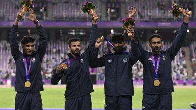 Asian Games 2023: Indian Men's Team Wins Gold, Women's Team Clinches Silver In 4x400m Relay