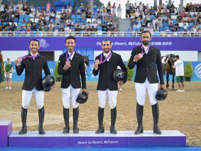 UAE win bronze in Asian Games show jumping team competition