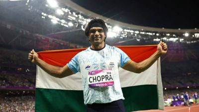 Chopra wins javelin gold as India hail best Asian Games