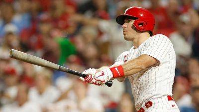 Phillies rout Marlins behind JT Realmuto, Bryson Stott homers to win Wild Card series