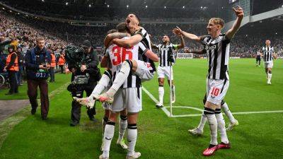 Newcastle run riot to secure famous 4-1 win over PSG