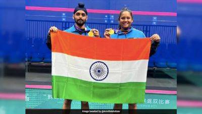 Asian Games: Dipika Pallikal-Harinder Pal Singh Clinch Mixed Pair Gold In Squash
