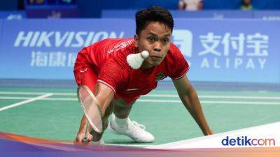 Anthony Sinisuka Ginting - Asian Games 2023: Ginting Tersisih di Delapan Besar - sport.detik.com - China - Indonesia