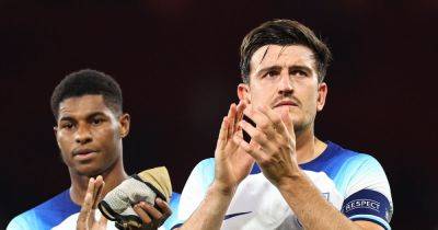 Harry Maguire and Marcus Rashford in England squad with Manchester United teammate omitted