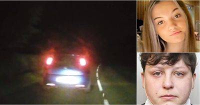 "100 per cent. I'm f**ked" - Horrific dashcam footage shows moment speeding drunk driver crashes car - killing teen friend
