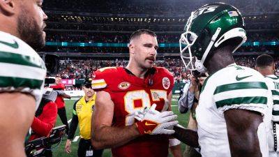 Travis Kelce knocks controversial holding call that helped his Chiefs beat Jets: 'Let the guys play'