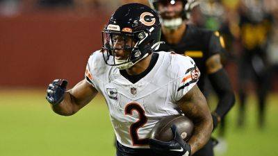 Bears' DJ Moore makes fantasy owners happy after torching Commanders in first half