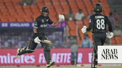 Ian Botham - Asia Cup - Vivian Richards - Devon Conway - Mohammed Siraj - Sam Curran - New Zealand rout England in Cricket World Cup opener to gain measure of revenge for 2019 final - arabnews.com - New Zealand - India - Sri Lanka - county Kane