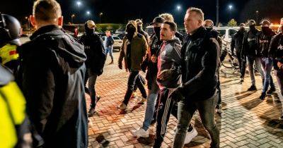 2 Legia Warsaw players ARRESTED as AZ Conference League clash descends into chaos