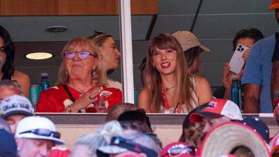 Donna Kelce says NFL is ‘laughing all the way to the bank’ with Taylor Swift, Travis Kelce dating rumors