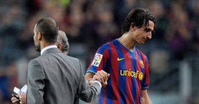 What former Man United ace Zlatan Ibrahimovic did to 'f*** with' Man City boss Pep Guardiola at Barcelona