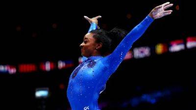 Simone Biles wins 6th all-around title at worlds to become most decorated gymnast ever