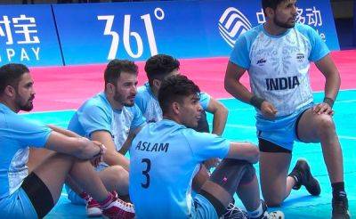 What Prompted Suspension Of India vs Iran Men's Kabaddi Final In Asian Games? - sports.ndtv.com - India - Iran
