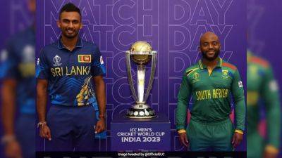 Temba Bavuma - Quinton De-Kock - Dasun Shanaka - South Africa vs Sri Lanka, Cricket World Cup 2023: Live Score And Updates - sports.ndtv.com - Australia - South Africa - Sri Lanka