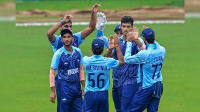 Ravi Bishnoi - Ruturaj Gaikwad - Arshdeep Singh - Tilak Varma - Indian Men's Cricket Team Wins Gold At Asian Games - sports.ndtv.com - India - Sri Lanka - Afghanistan