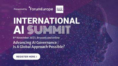 Is global approach to AI governance possible? Euronews AI Summit aims to find an answer - euronews.com - Spain - Usa - China - Ireland