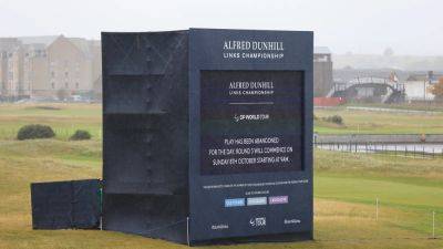 Round 3 washout at the Alfred Dunhill Links Championship