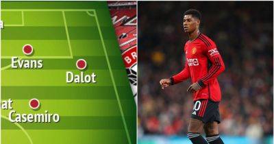 Marcus Rashford dropped as Sofyan Amrabat call made - Manchester United fans pick team for Brentford