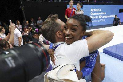 Simone Biles - Simone Biles becomes most decorated gymnast in the world - thenationalnews.com - Belgium - Brazil - Usa