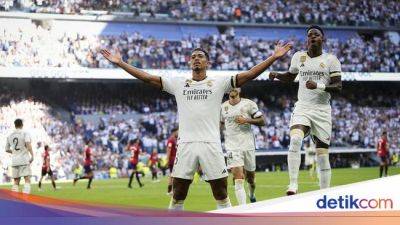Jude Bellingham - Sergio Herrera - Dani Carvajal - Eduardo Camavinga - Santiago Bernabéu - Liga Spanyol - Real Madrid Vs Osasuna: Bellingham 2 Gol, El Real Menang 4-0 - sport.detik.com