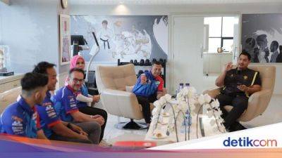 Jelang Moto2 Mandalika, Pertamina Mandalika SAG Team Jumpa Menpora - sport.detik.com - Indonesia