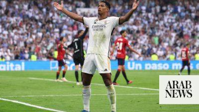Bellingham matches Ronaldo's start at Real Madrid with 10 goals in first 10 games
