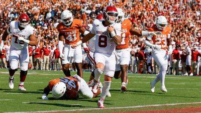 Quinn Ewers - Oklahoma downs Texas in Red River Rivalry classic with clutch last-minute drive - foxnews.com - state Texas - county Dallas - state Oklahoma - county Dillon