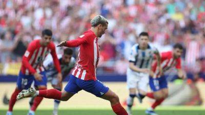 Griezmann's late penalty earns Atletico 2-1 win over Sociedad
