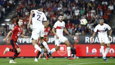 Hakimi shines as PSG win 3-1 at Rennes
