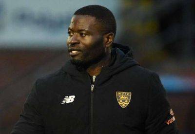 Maidstone United manager George Elokobi reports abuse by Torquay fan during National League South game at Plainmoor