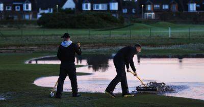 Dunhill Links goes ahead after monsoon conditions wash out golf courses but only St Andrews will be open to spectators