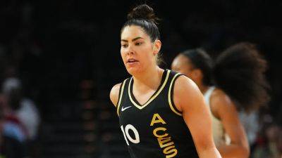 WNBA star Kelsey Plum takes playful shot at Tom Brady during Aces playoff game